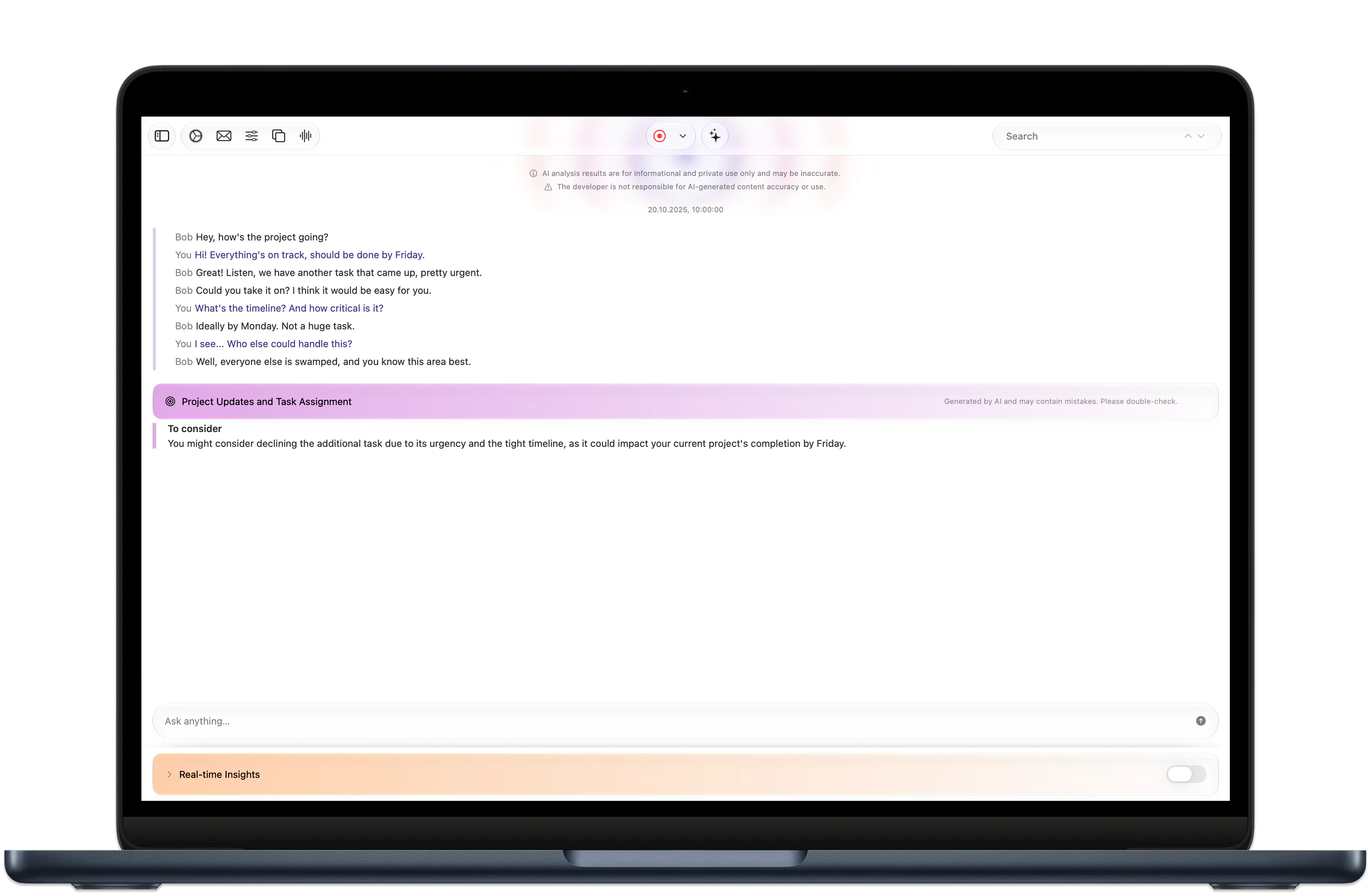 XSpeak automatic speaker identification labeling each participant