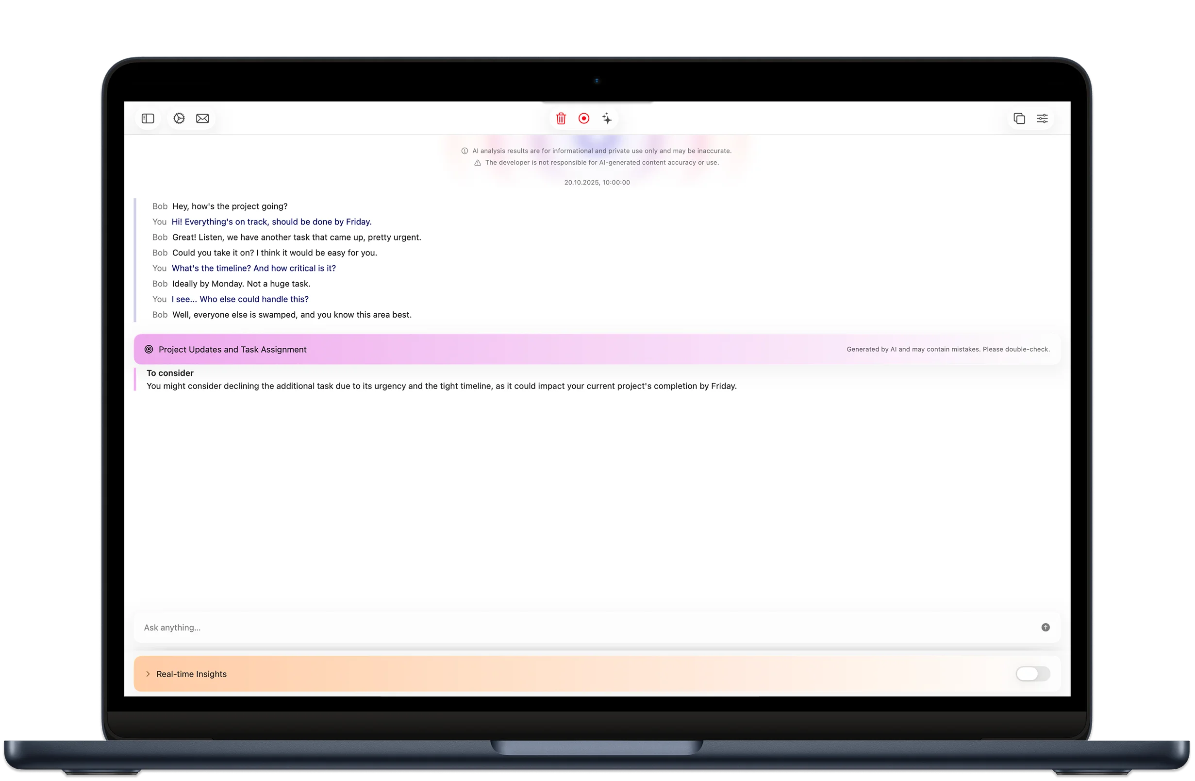 XSpeak automatic speaker identification labeling each participant
